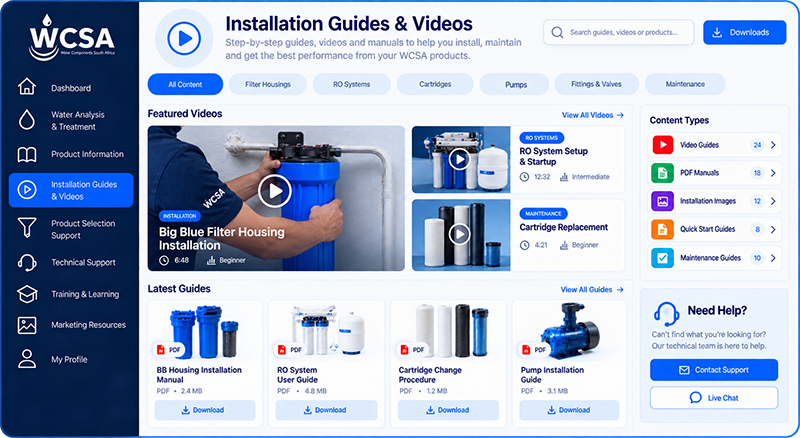 installation guides & videos