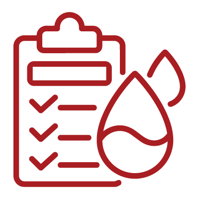 water testing treatment support icon